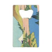 Hokusai Hakone See in der Provinz Sagami Geldbeutel Flaschenöffner (Rückseite)