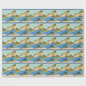 Hokusai Hakone See in der Provinz Sagami Geschenkpapier (Flach)