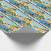 Hokusai Hakone See in der Provinz Sagami Geschenkpapier (Ecke)