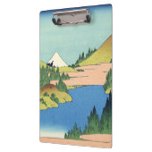 Hokusai Hakone See in der Provinz Sagami Klemmbrett (Links)