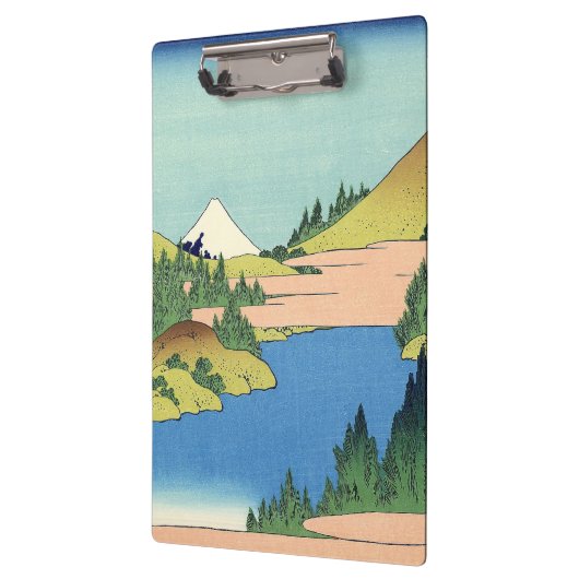 Hokusai Hakone See in der Provinz Sagami Klemmbrett (Links)