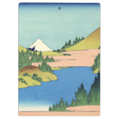 Hokusai Hakone See in der Provinz Sagami Klemmbrett (Rückseite)