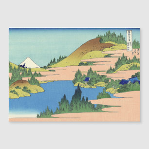 Hokusai Hakone See in der Provinz Sagami Magnetkarte