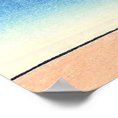 Hokusai Hakone See in der Provinz Sagami Poster (Ecke)