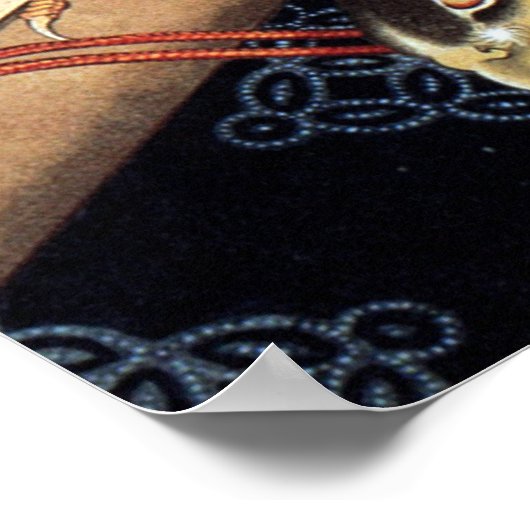 Hokusai Hawk Poster (Ecke)