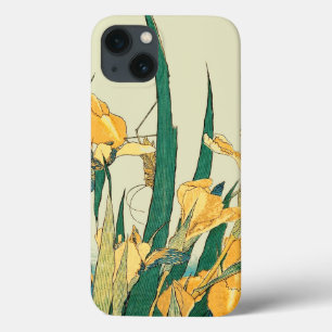 Hokusai Heuschrecke Iris Vintage Druck: Japanisch Case-Mate iPhone Hülle