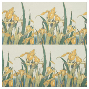 Hokusai Heuschrecke Iris Vintage Druck: Japanisch Stoff