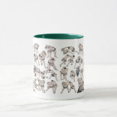 Hokusai , Image of Sumo wrestlers Tasse (Zentrum)