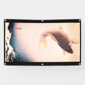 HOKUSAI JAPANESE WOODBLOCK DRINT FISH Banner (Horizontal)