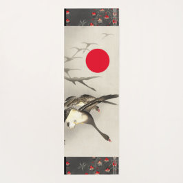 HOKUSAI JAPANESE WOODBLOCK DRUCKGEESE YOGA Mat Yogamatte