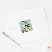 Hokusai Japanisch Lilies Stickers (Umschlag)