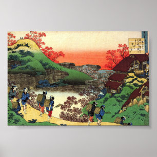 Hokusai - Japanische Kunst - Japan Coole Landschaf Poster