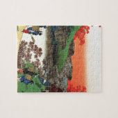 Hokusai - japanische Kunst - Japan Puzzle (Horizontal)