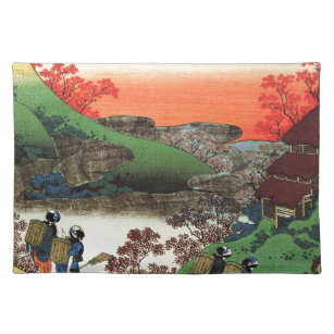Hokusai - japanische Kunst - Japan Stofftischset