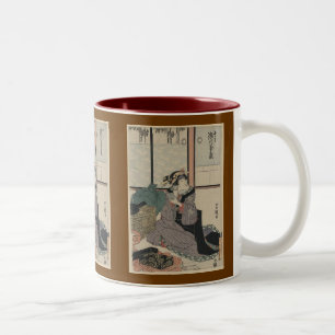 HOKUSAI Japanische Kunst Zweifarbige Tasse