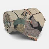 HOKUSAI Japanisches Kunstwerk Krawatte (Gerollt)