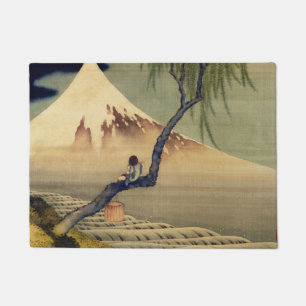 Hokusai Junge, der der Fujisan-japanisches Fußmatte