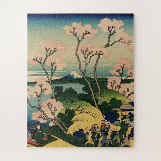 Hokusai Katsushika - Goten-Yama-Hill, Shinagawa Puzzle (Vertikal)