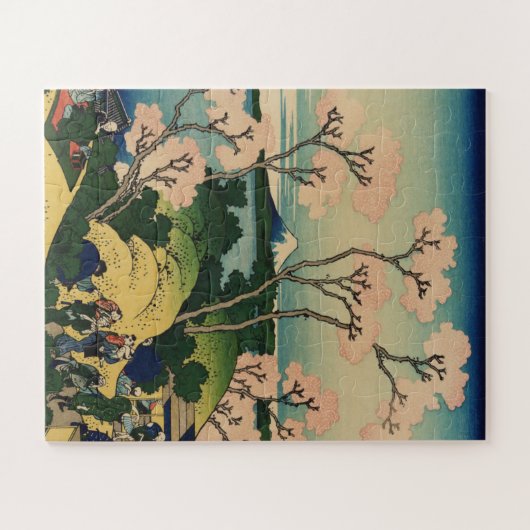Hokusai Katsushika - Goten-Yama-Hill, Shinagawa Puzzle (Horizontal)