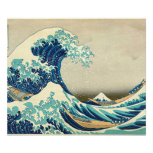 Hokusai Katsushika - Große Wellen Fotodruck