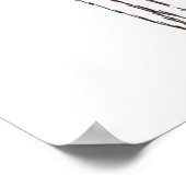 Hokusai-Kran Poster (Ecke)