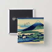 Hokusai Kunstmaler Button (Vorne & Hinten)