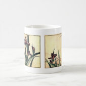 Hokusai Kunstmalerei Iris-Blumen Kaffeetasse (Mittel)