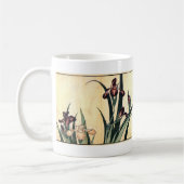 Hokusai Kunstmalerei Iris-Blumen Kaffeetasse (Links)