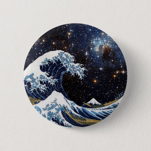 Hokusai & LH95 Button (Vorderseite)