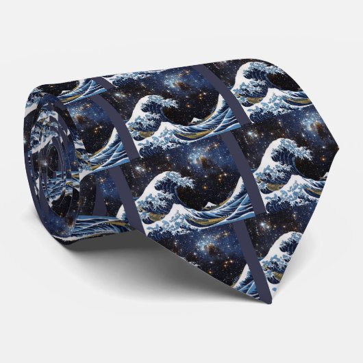 Hokusai & LH95 Krawatte (Gerollt)