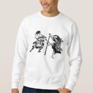 Hokusai manga Samurais 1 Sweatshirt