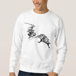 Hokusai manga Samurais 2 Sweatshirt