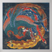 Hokusai - Matsuri Yatai Phoenix Poster (Vorne)