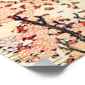 Hokusai Mount Fuji Cherry Blossoms Poster (Ecke)