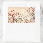 Hokusai Mount Fuji Cherry blüht Stickers (Tasche)