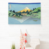 Hokusai - Mount Fuji reflektiert den Kawaguchi-See Banner (InSitu)