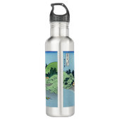 Hokusai - Mount Fuji reflektiert den Kawaguchi-See Edelstahlflasche (Rückseite)