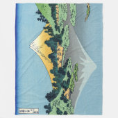 Hokusai - Mount Fuji reflektiert den Kawaguchi-See Fleecedecke (Vorderseite)