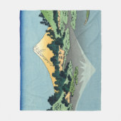 Hokusai Mount Fuji reflektiert den Kawaguchi-See Fleecedecke (Vorderseite)