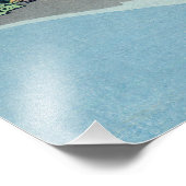 Hokusai - Mount Fuji reflektiert den Kawaguchi-See Fotodruck (Ecke)