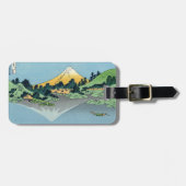 Hokusai - Mount Fuji reflektiert den Kawaguchi-See Gepäckanhänger (Vorderseite horizontal)