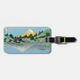 Hokusai - Mount Fuji reflektiert den Kawaguchi-See Gepäckanhänger