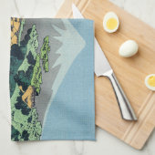 Hokusai - Mount Fuji reflektiert den Kawaguchi-See Geschirrtuch (Viertel Falte)