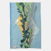 Hokusai - Mount Fuji reflektiert den Kawaguchi-See Geschirrtuch (Vertikal)