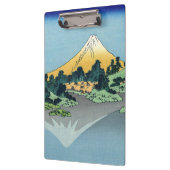 Hokusai - Mount Fuji reflektiert den Kawaguchi-See Klemmbrett (Links)