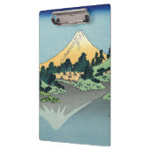 Hokusai Mount Fuji reflektiert den Kawaguchi-See Klemmbrett (Links)