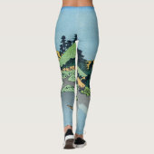 Hokusai - Mount Fuji reflektiert den Kawaguchi-See Leggings (Rückseite)