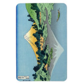 Hokusai - Mount Fuji reflektiert den Kawaguchi-See Magnet (Vertikal)