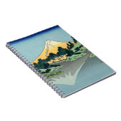Hokusai Mount Fuji reflektiert den Kawaguchi-See Notizblock (Rechte Seite)