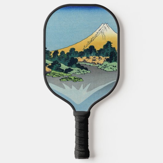 Hokusai - Mount Fuji reflektiert den Kawaguchi-See Pickleball Schläger (Vorderseite)